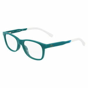 NEW KIDS Lacoste L3640 466 Petrol & White Eyeglasses 49/16/140 with Lacoste Case